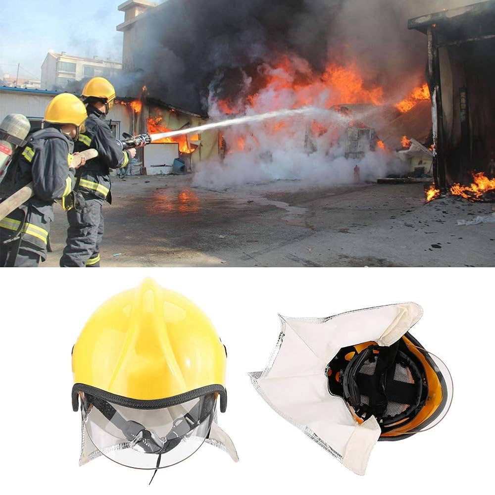 Amazon.co.jp: レスキューヘルメット、消防士用ヘルメット高温